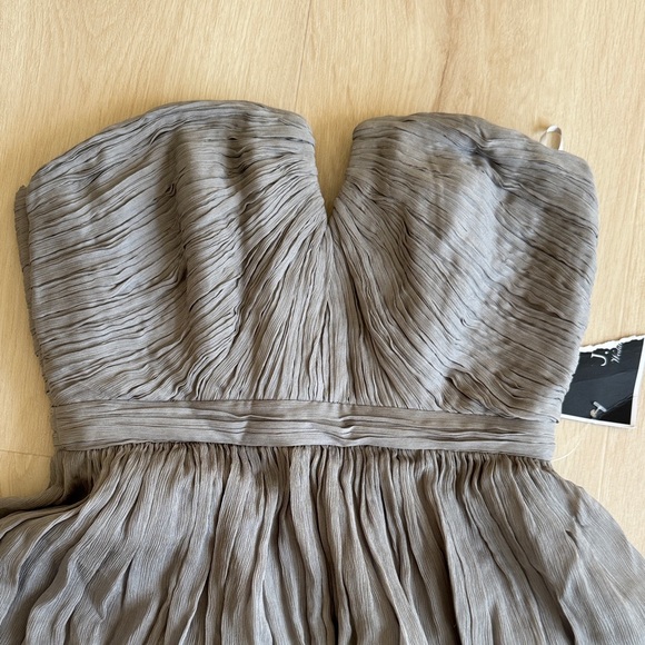 J. Crew Strapless Taupe Mini Dress - Picture 2 of 4